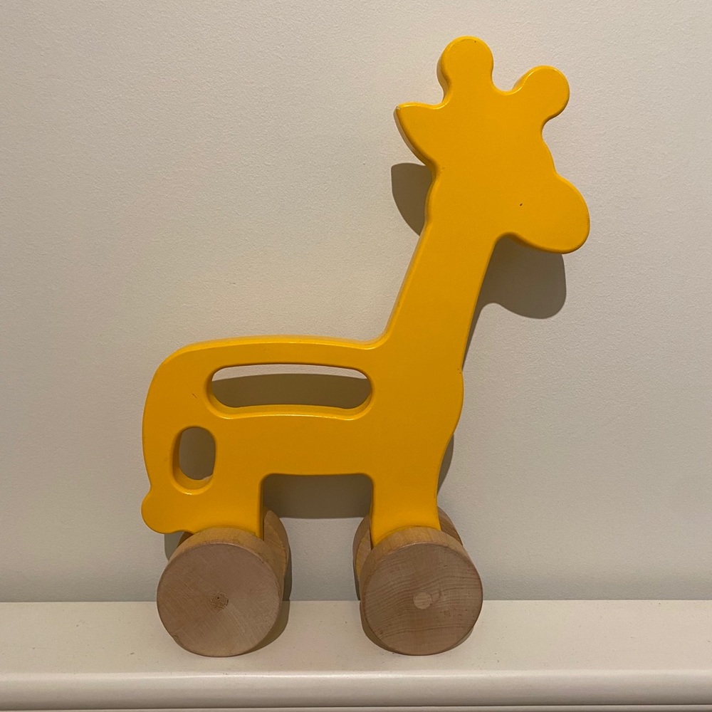Pottery Barn Kids Woden Push Toy
